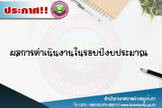 ผลการดำเนินงานในรอบปีงบประมาณ พ.ศ.2562
