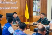 ลงพื้นที่ประชุมหารือโครงการรั้วความมั่นคงระหว่างประเทศ